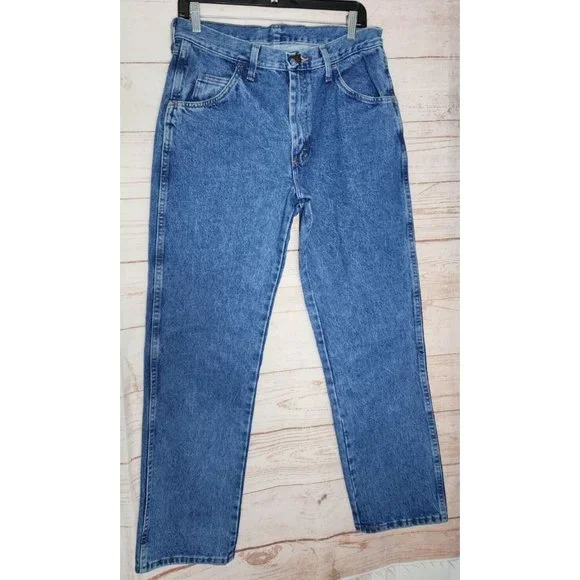 Rustler Advantage Hard Working Xtra Rugged Wrangler Reg Fit Straight Leg  Jeans